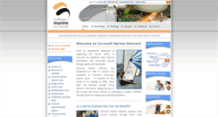 Desktop Screenshot of cornwallmarine.net